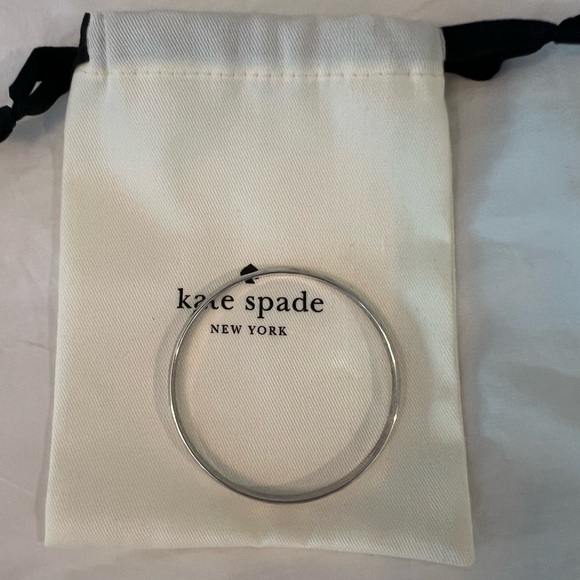 Kate Spade Silver Minimalist Bangle - Picture 2 of 3